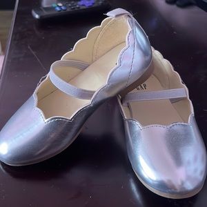 Toddler Silver Flats